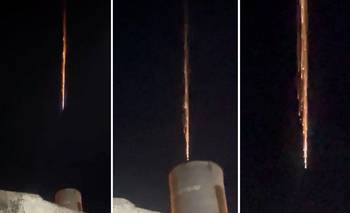 Vecinos registraron un inusual fenómeno en el cielo de nuestra ciudad