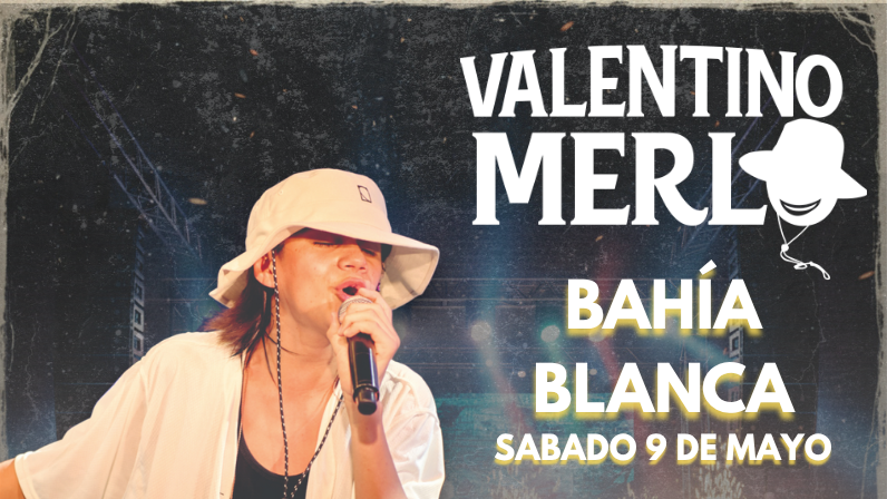 Valentino Merlo llega con su gira a la ciudad