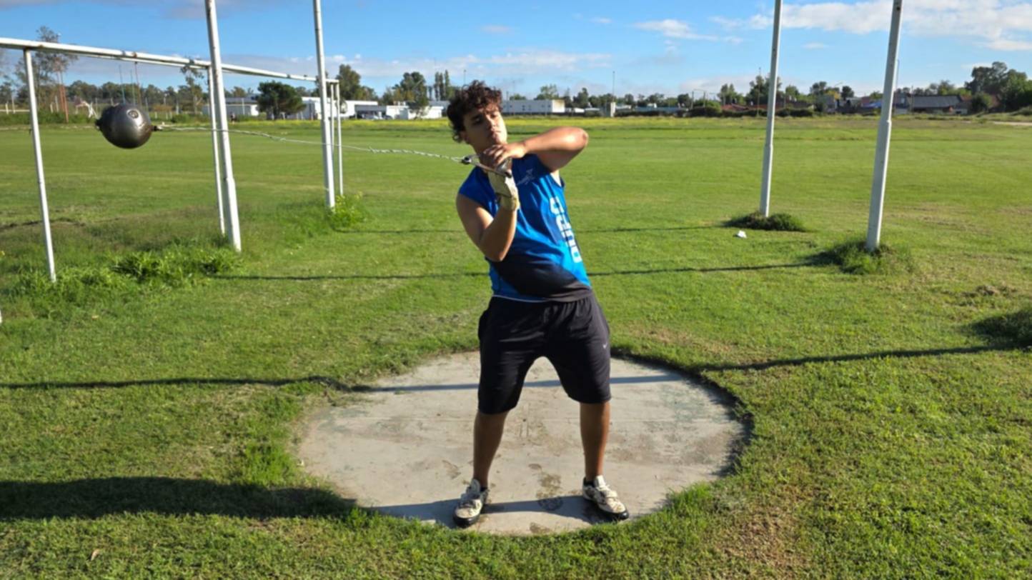 De Punta Alta a los Juegos Suramericanos: Emanuel Quevin y su ilusión junto al atletismo