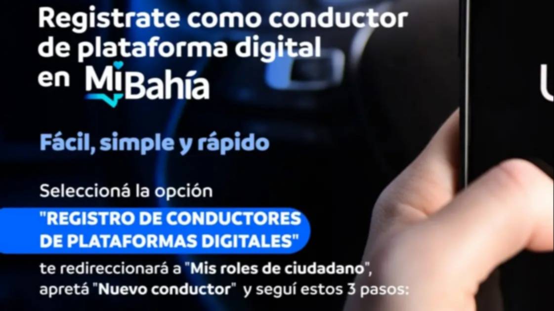Comenzó el registro de conductores de plataformas digitales: 281 inscriptos en la primera semana