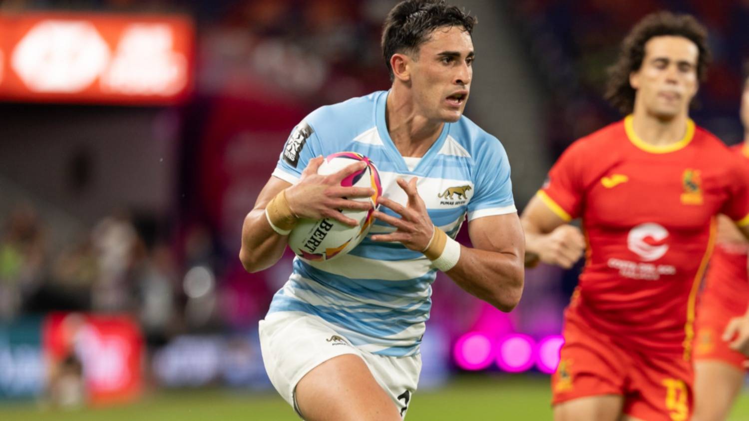 Los Pumas 7s y Las Yaguaretés jugaron sus primeros partidos en Hong Kong