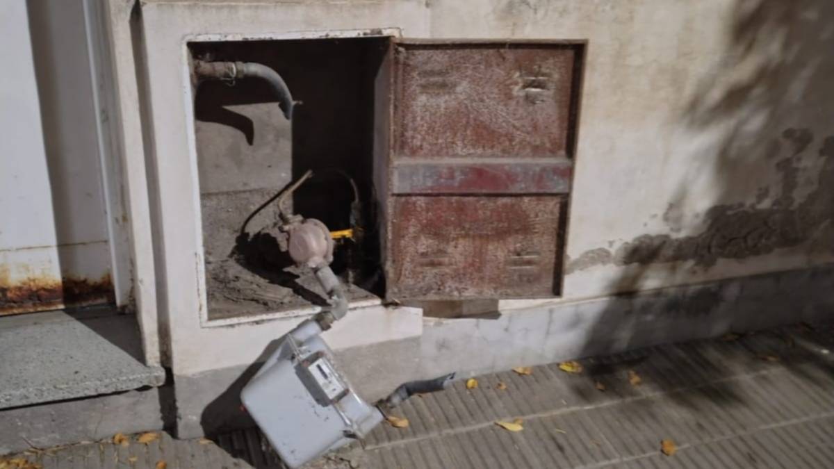 Arrestaron a un hombre por intentar robar un medidor de gas