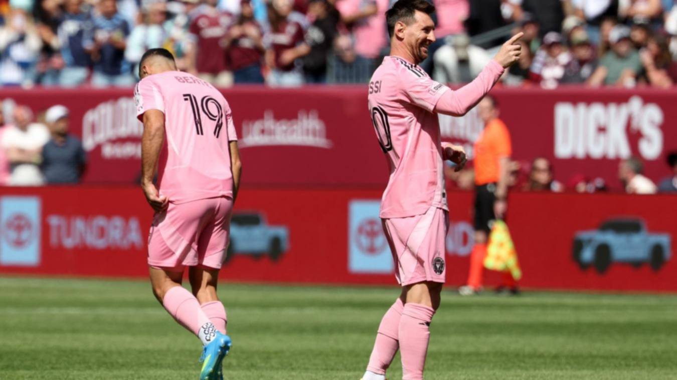 Con un doblete de Messi, Inter Miami le ganó a Colorado Rapids 3 a 2