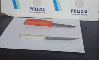 Demoraron a un motociclista con armas blancas en la vía pública