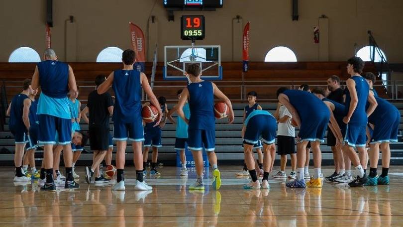 Bahía y sus representantes en el Campus de Desarrollo U18, camino a la AmeriCup