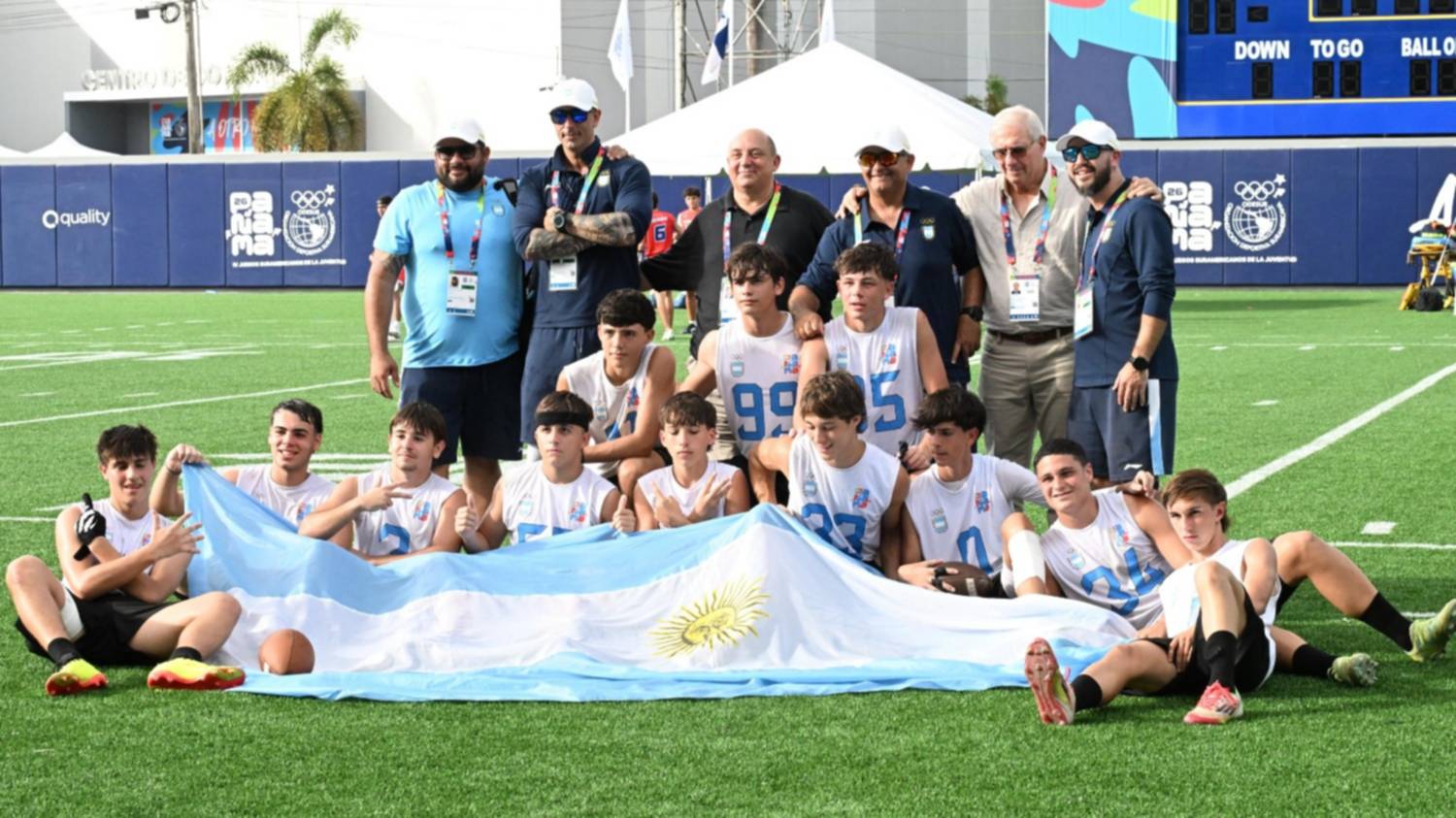 Objetivo cumplido: la Selección de flag football se quedó con la medalla de bronce