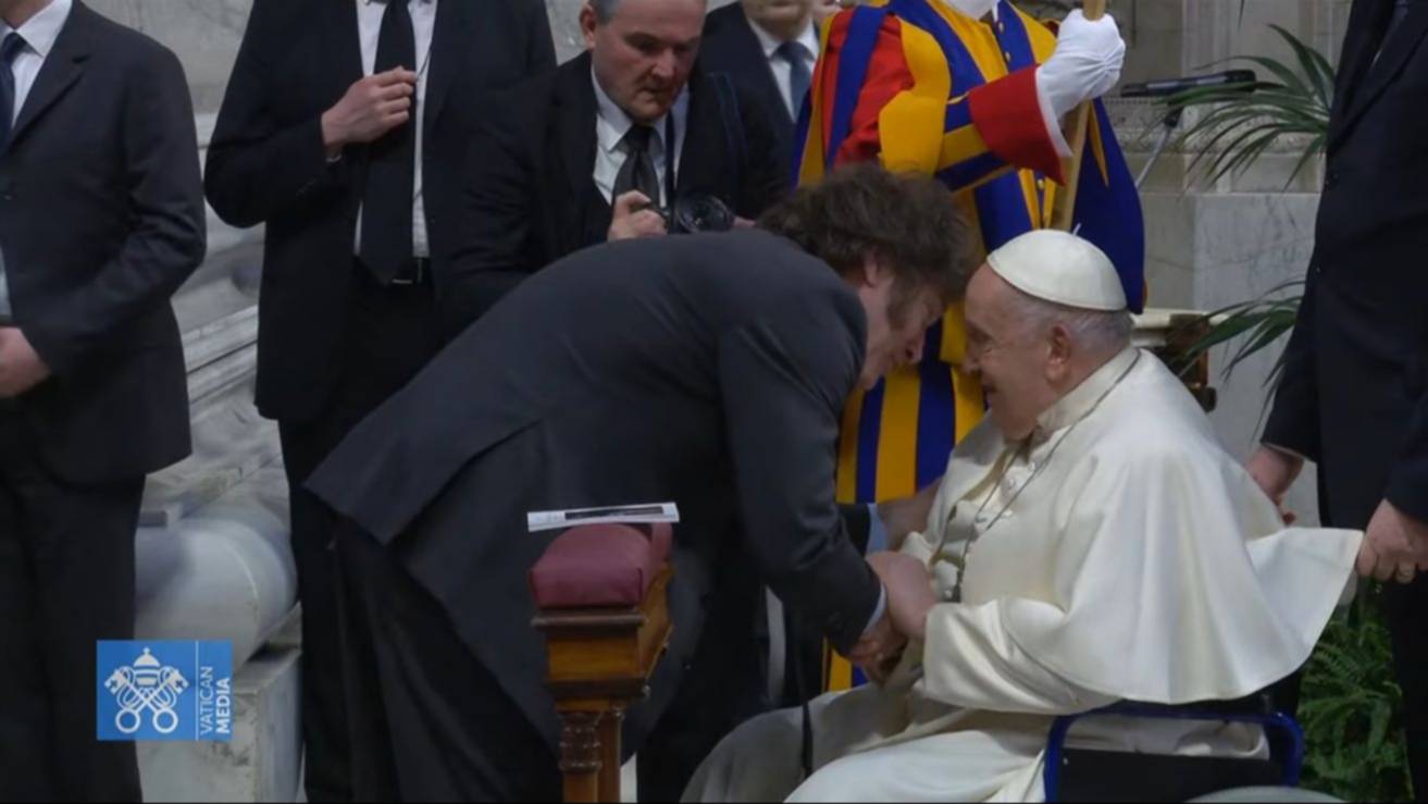 El mensaje de Javier Milei a un año de la muerte del papa Francisco