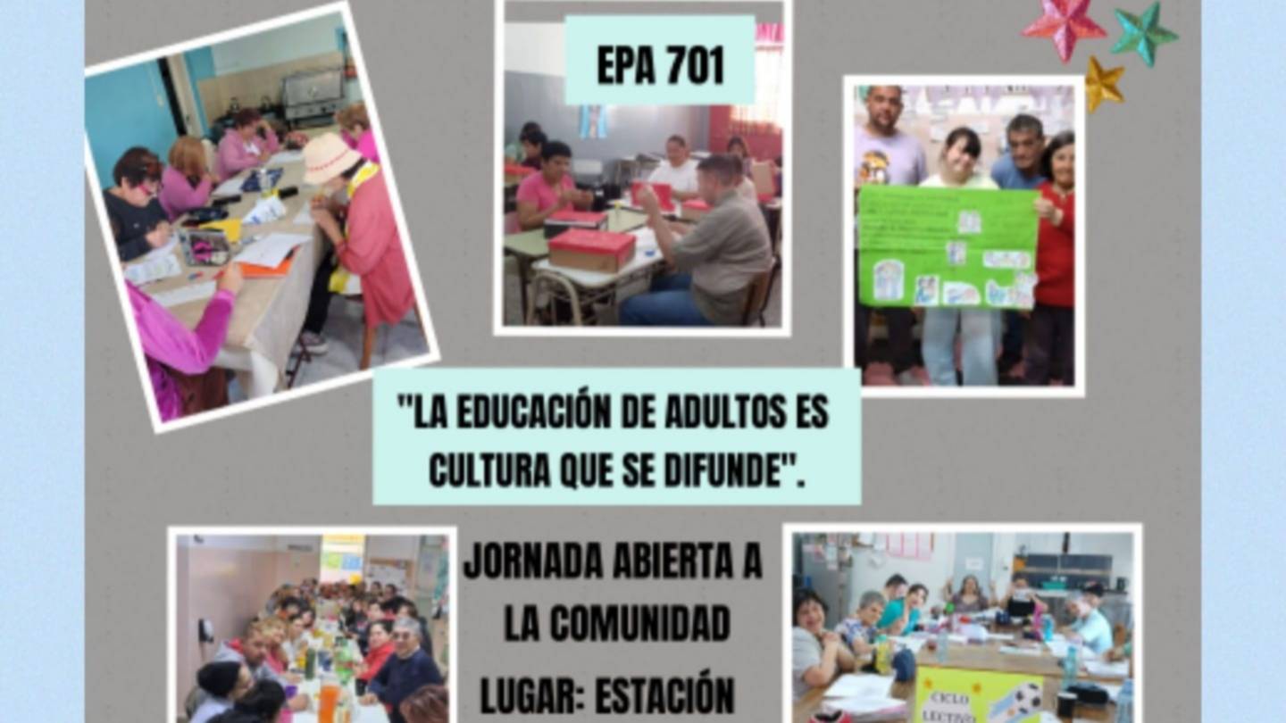 Encuentro abierto a toda la comunidad de la Escuela Primaria de Adultos 701