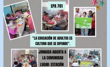 Encuentro abierto a toda la comunidad de la Escuela Primaria de Adultos 701