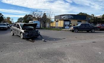 Fuerte choque en Stroeder terminó con una mujer herida 