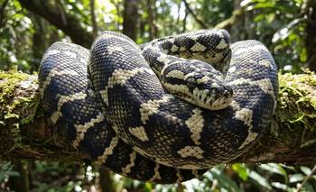 Rescataron crías de serpiente pitón alfombra en Entre Ríos: las habían enviado por encomienda