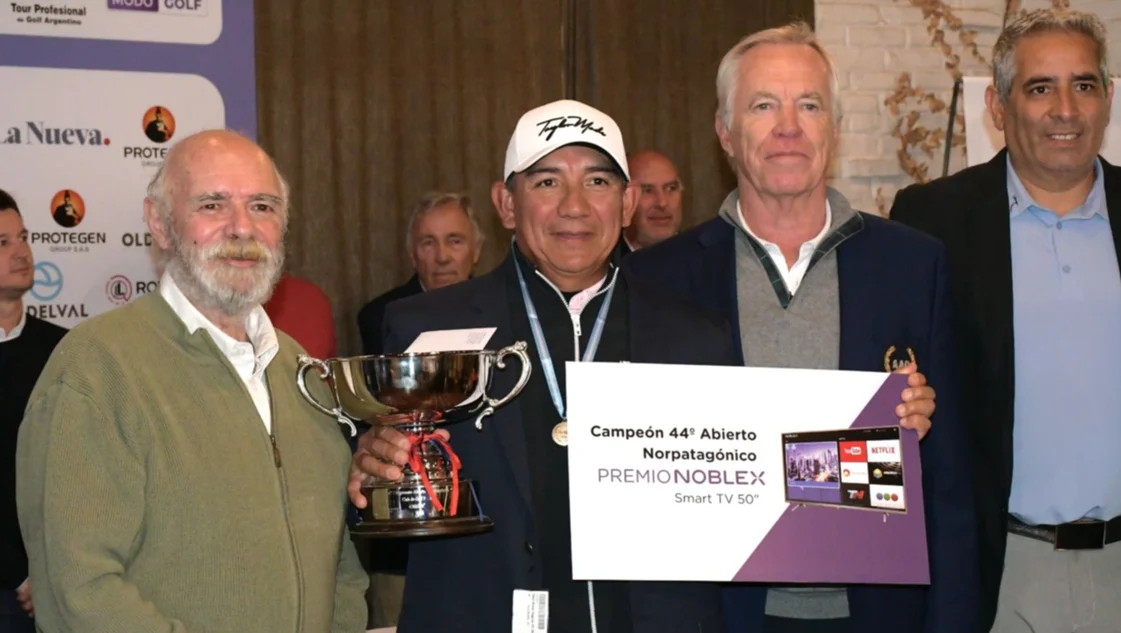 Abierto Norpatagónico: César Costilla tuvo revancha y se consagró campeón en Palihue Abierto Norpatagónico: César Costilla tuvo revancha y se consagró campeón en Palihue