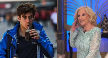 La divertida interacción entre Colapinto y Mirtha Legrand que hizo estallar las redes