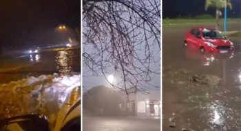 Tormentas provocaron inconvenientes y hasta evacuados en municipios del centro de la provincia