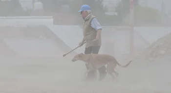 Alerta por vientos fuertes: se adelanta para la tarde del sábado