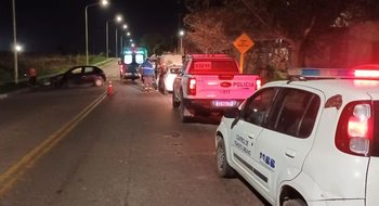 Una automovilista alcoholizada chocó contra un poste de alumbrado