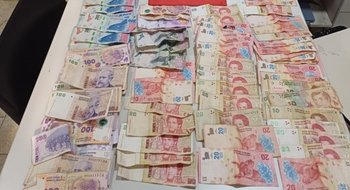 Padre e hijo fueron aprehendidos por ser los autores del robo de 8 mil pesos de un kiosco