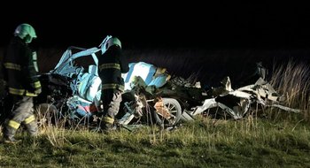 Tragedia en la Ruta 3: una persona murió en un accidente entre un auto y un camión 