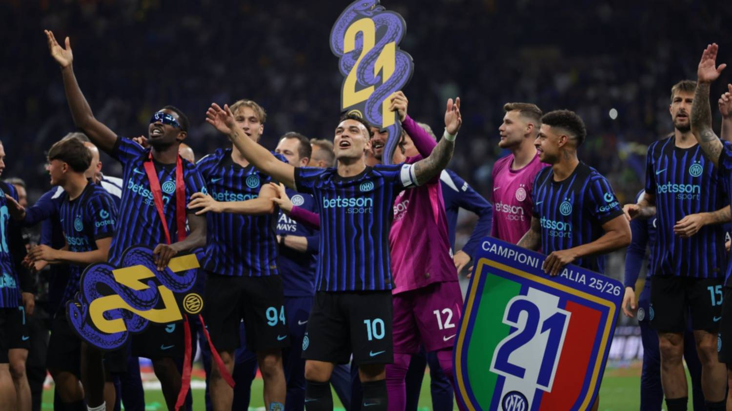 Volvió Lautaro Martínez, dio una asistencia e Inter se consagró campeón en Italia