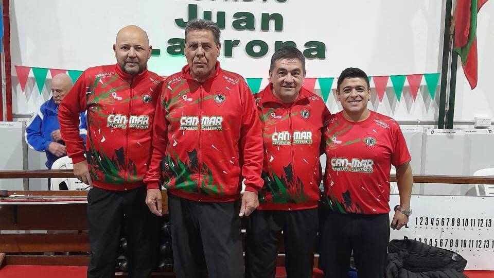 Alem se consagró campeón del zonal de tercetos de bochas y clasificó al Provincial