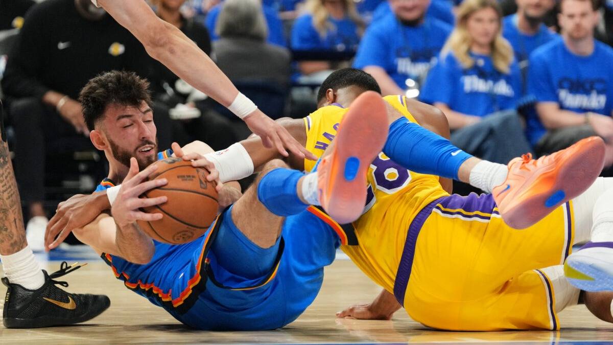Okahoma se plantó frente a los Lakers y los Pistons se adelantaron ante Cleveland