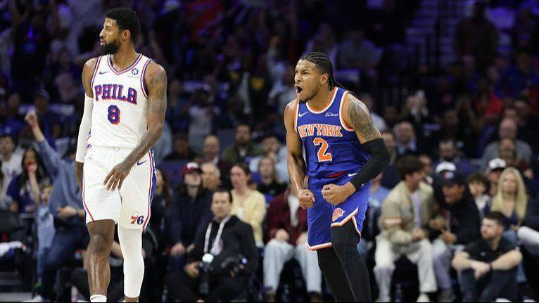 Lluvia de triples y barrida de los Knicks a Philadelphia y la expulsión a Wembanyama, de los Spurs