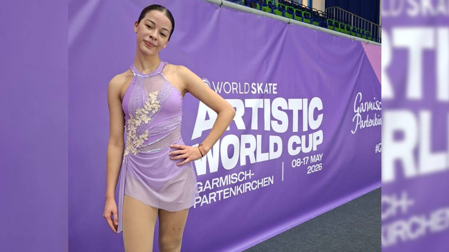"Fue una experiencia positiva": Isabella Lameiro representó a Bahía en la Copa del Mundo de patín artístico