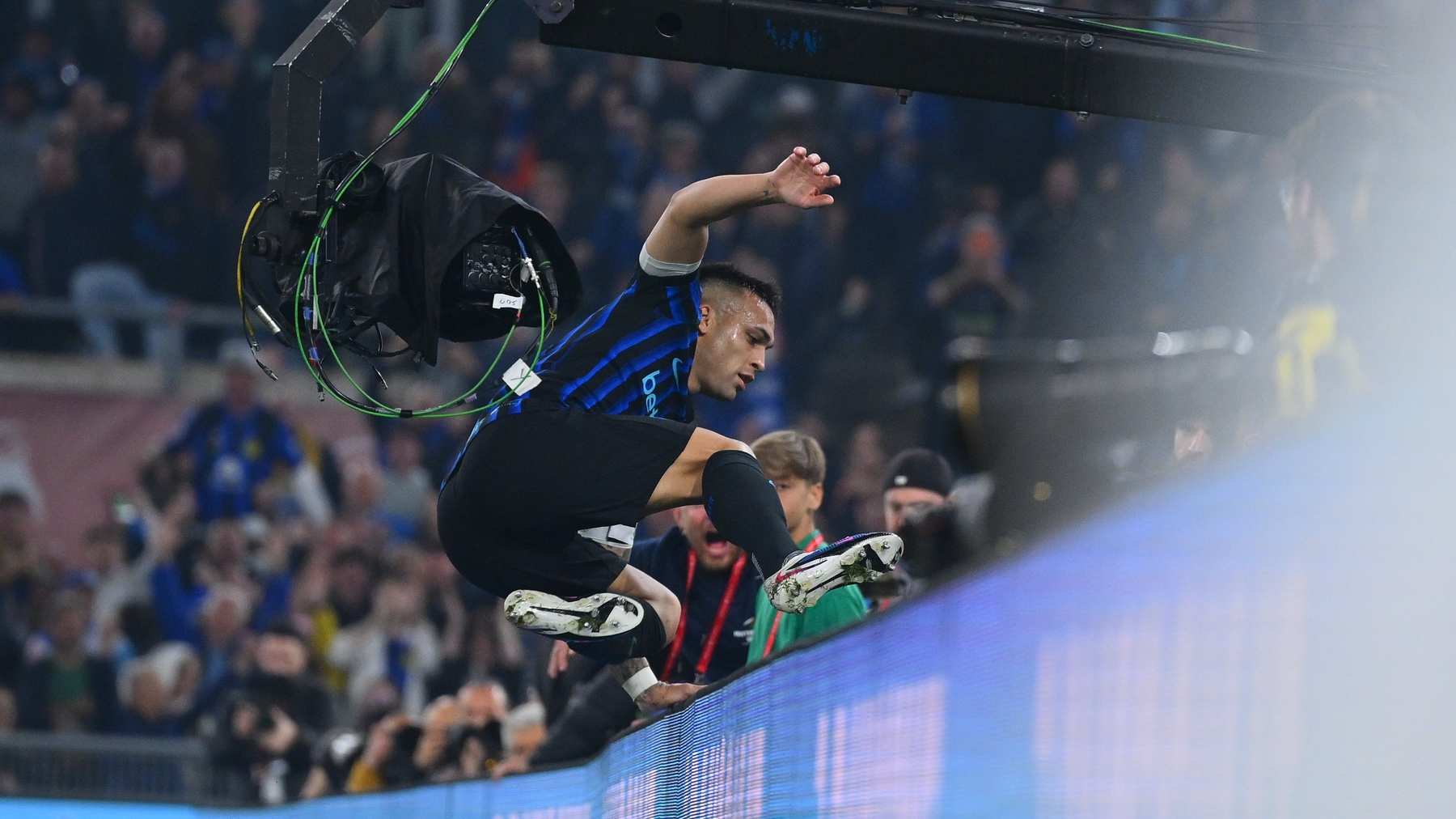 ¡Leyenda! Lautaro marcó un gol histórico, Inter le ganó a Lazio y se consagró campeón de la Copa Italia
