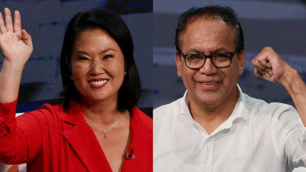 Elecciones en Perú: Keiko Fujimori y Roberto Sánchez disputarán el balotaje