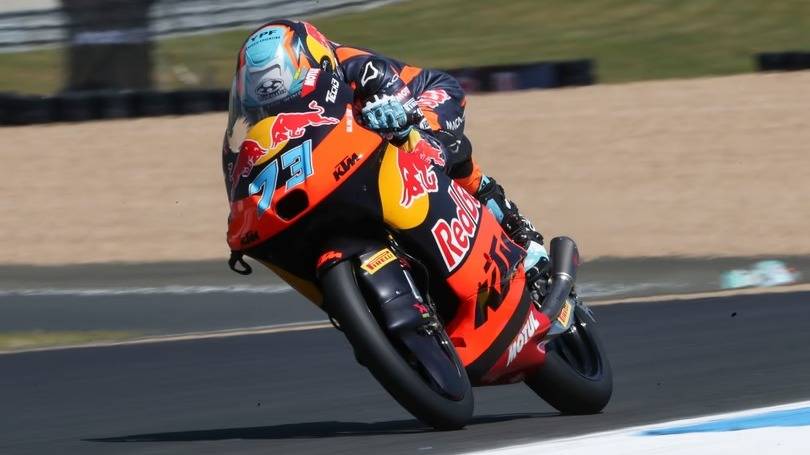 Moto3: el argentino Valentín Perrone consiguió la pole position en el GP de Cataluña