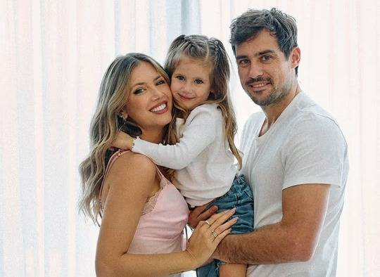 La esposa de Guido Pella anunció la llegada de su segundo hijo
