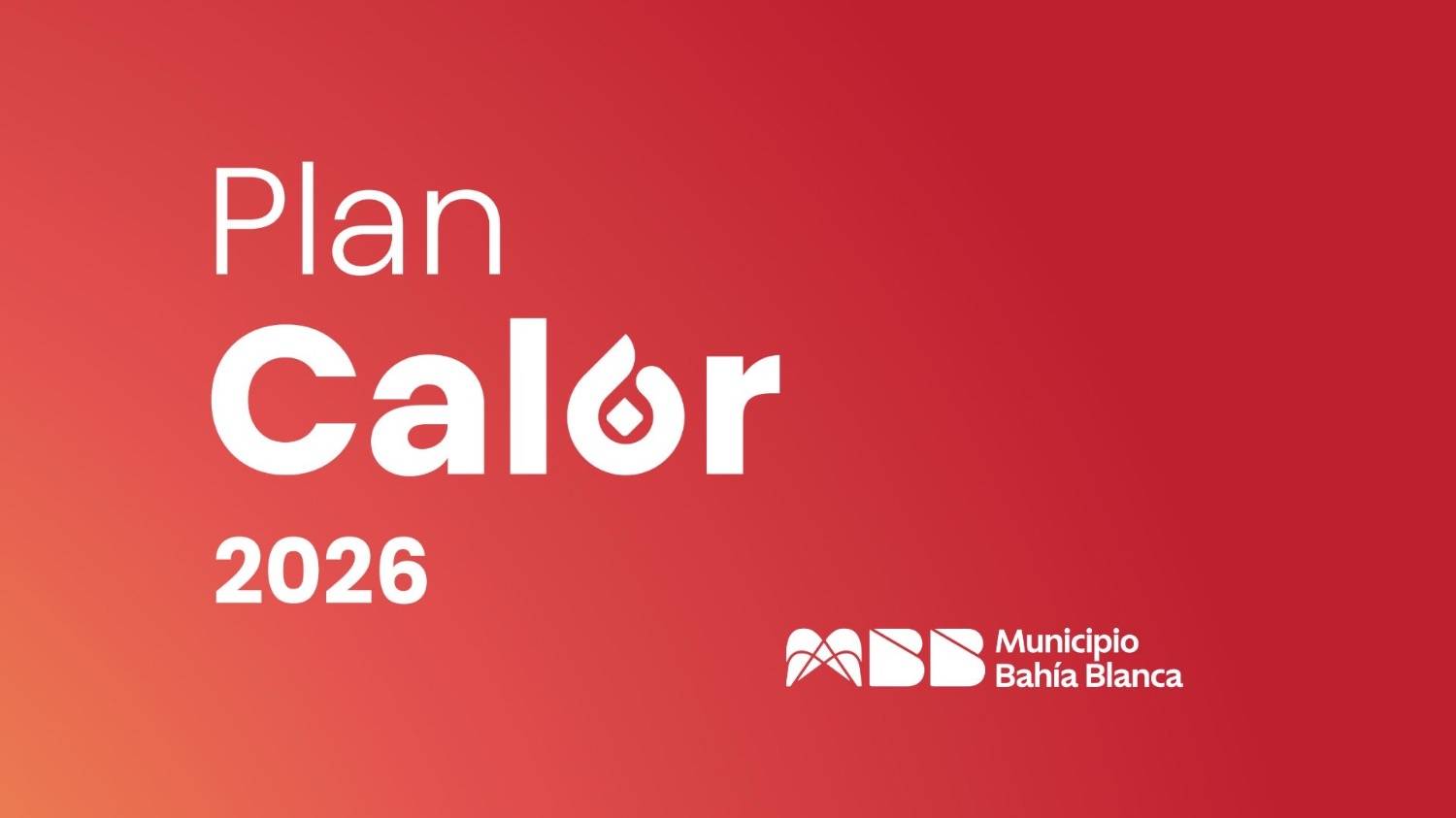 Plan Calor 2026 - inscripciones abiertas