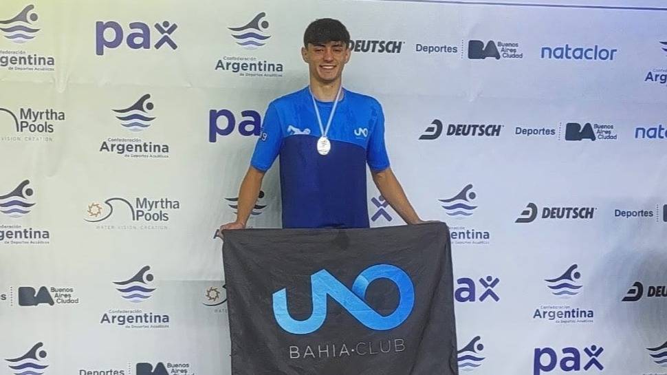 El bahiense Thiago Marinozzi fue citado por la Selección al Panamericano de natación 