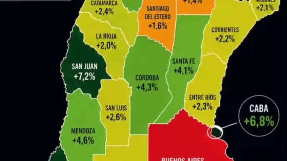 Papelón libertario: Milei viralizó un mapa falso al que le faltan Tucumán y las Malvinas