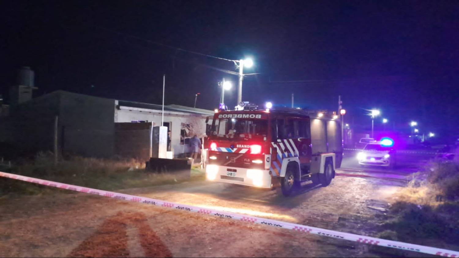 Cuatro personas fueron internadas por un incendio en Patagones