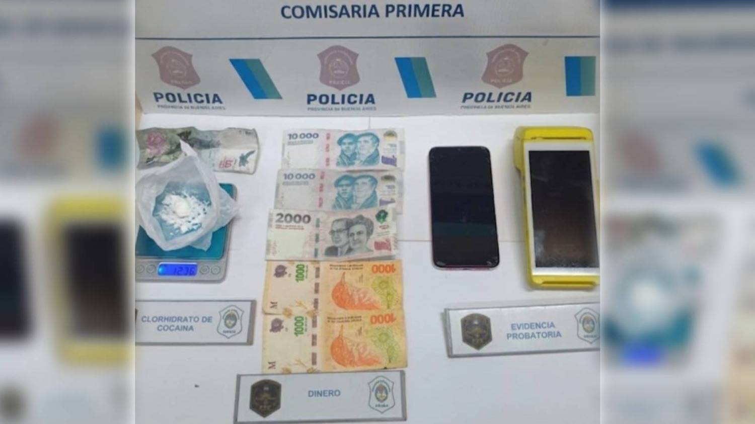 Insólito: lo detuvieron con 12 gramos de cocaína y un posnet