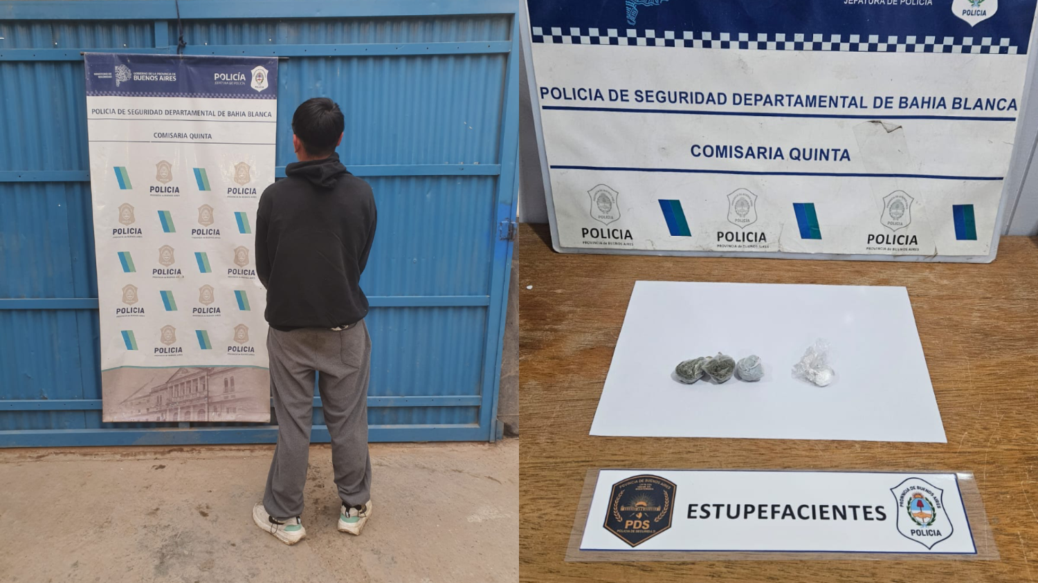 Dio positivo para cocaína y marihuana en un control de tránsito