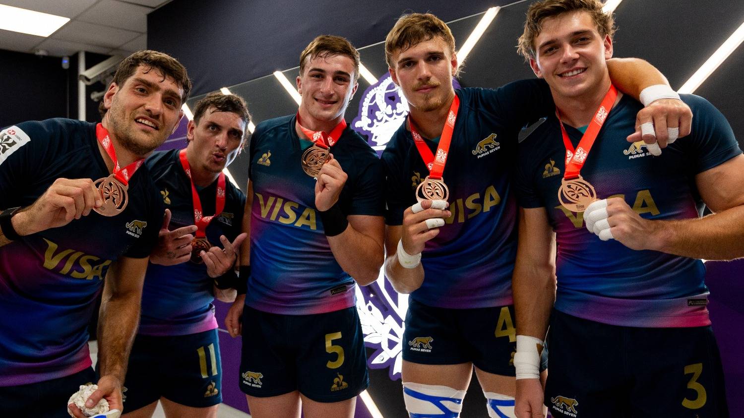 Los Pumas 7s se llevaron el bronce y siguen en carrera por el Championship