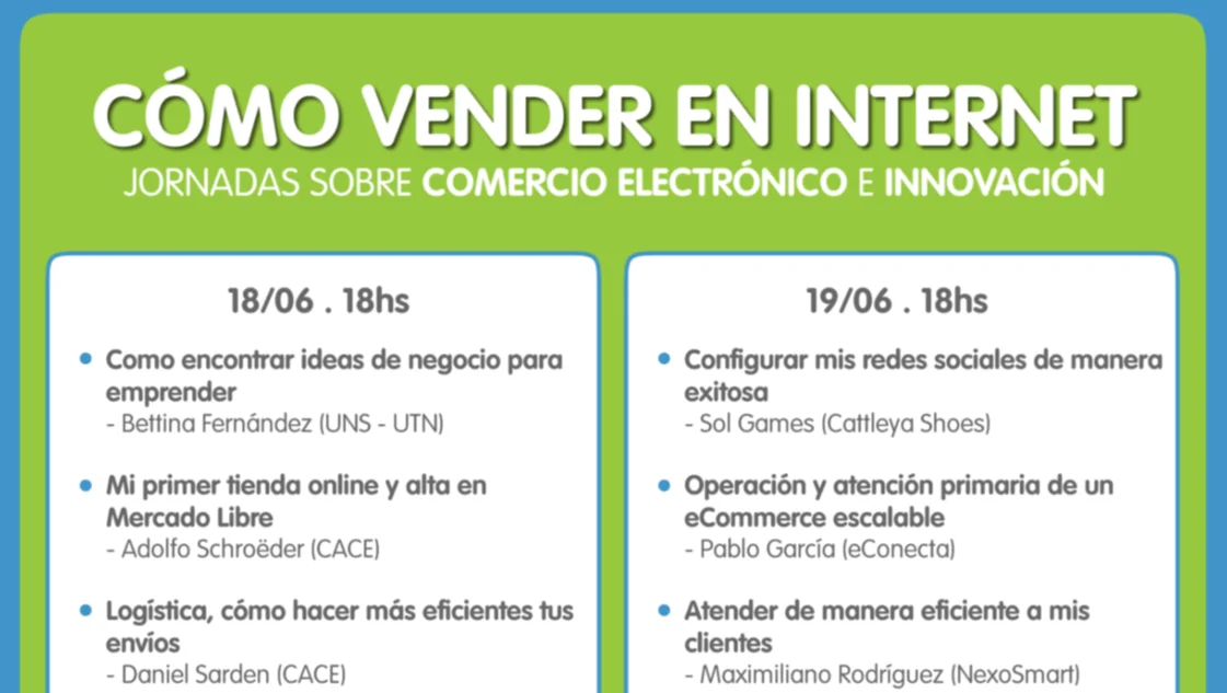 Cómo vender por internet: jornadas sobre comercio electrónico e innovación