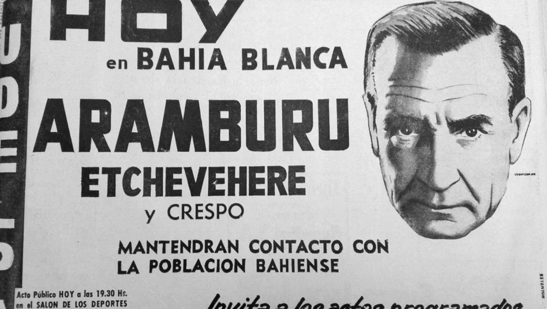 Aramburu e Illia en el Salón