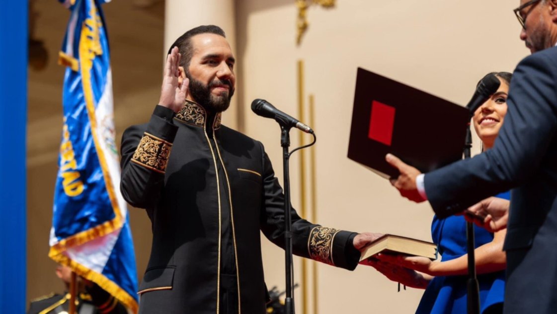 Con Milei como invitado, Bukele asumió su segundo mandato Con Milei como invitado, Bukele asumió su segundo mandato