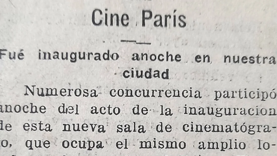 Cine París, antes que el Astral Cine París, antes que el Astral
