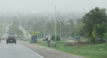Alertan por el incremento de la velocidad del viento en Bahía y la zona
