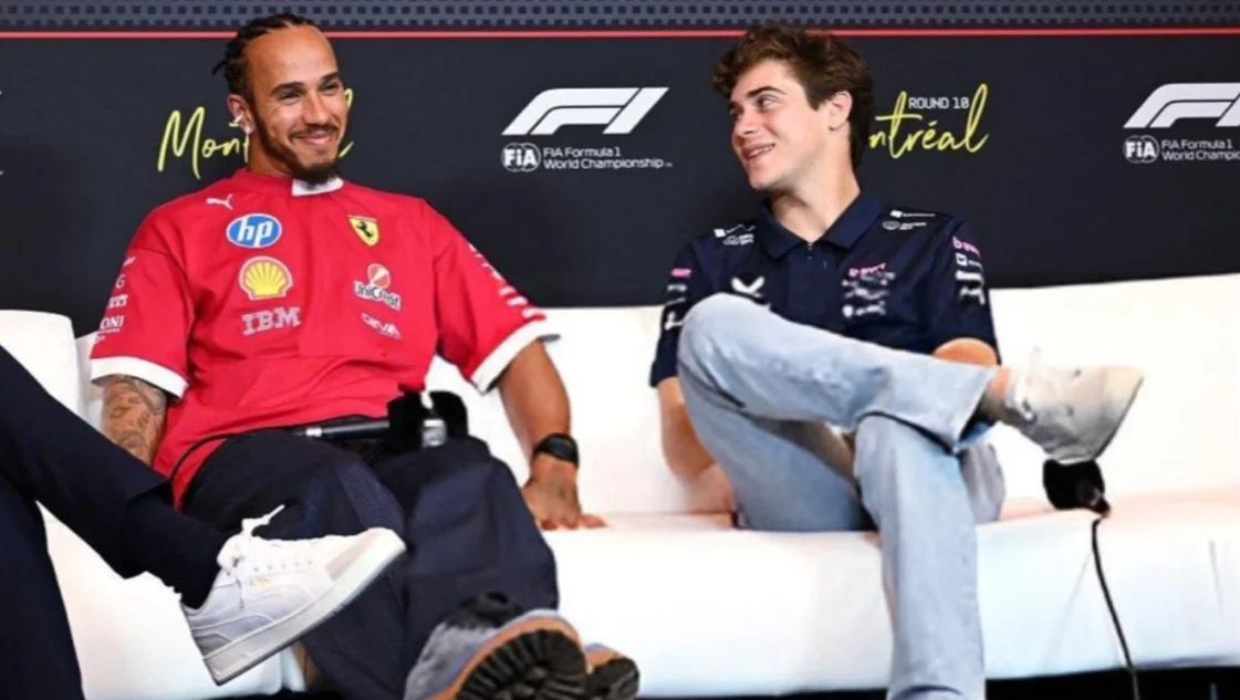 "Venite conmigo": el gesto que Lewis Hamilton tuvo con Franco Colapinto tras una carrera de la F1