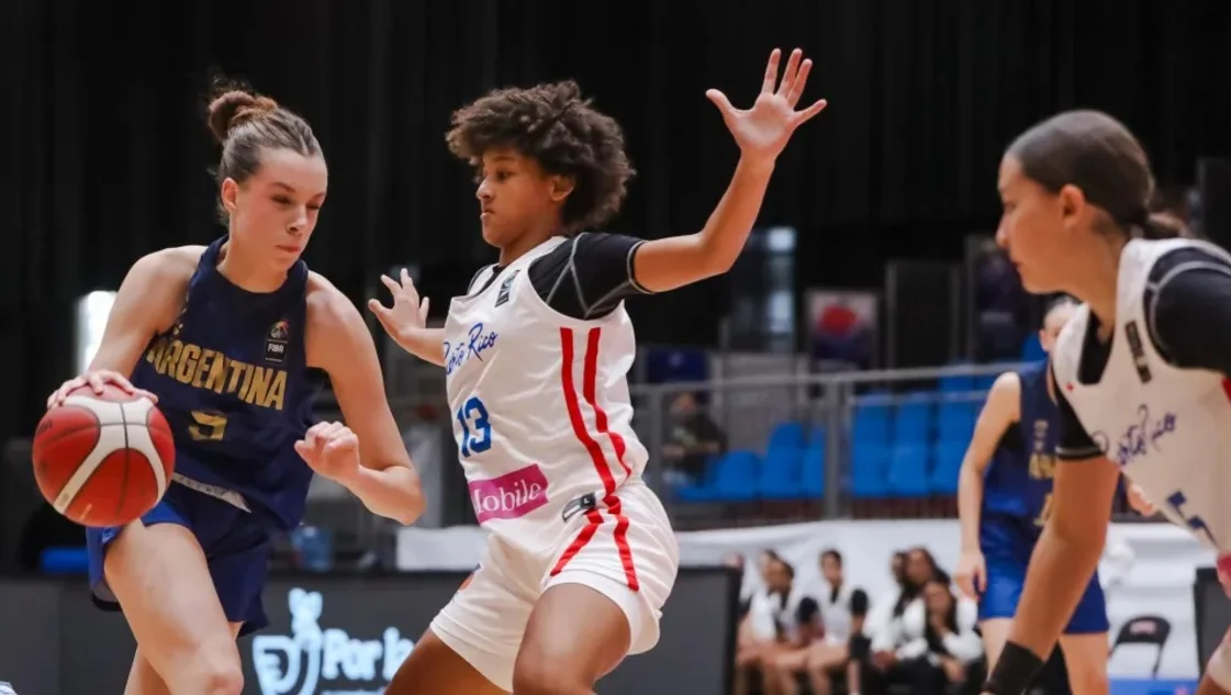 Roldán fue la que más minutos jugó y Argentina se recuperó del golpe en la AmeriCup U16 