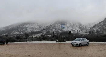 Nieve y precaución en Sierra de la Ventana: "Después de lo que pasó en Bahía, cambió todo"