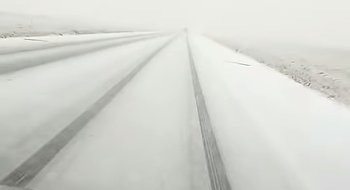 Cortan varias rutas de la zona por presencia de nieve