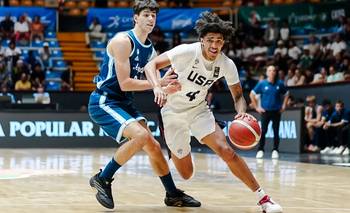 Argentina, con presencia bahiense, no pudo ante Estados Unidos en el debut de los U18