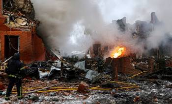 Rusia lanzó un devastador ataque con misiles contra Ucrania: 13 muertos y Kiev envuelta en llamas