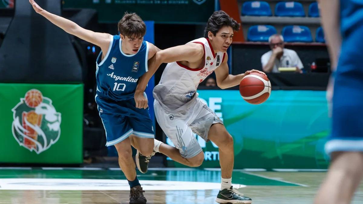 Argentina volvió a ganarle a México y cruzará con Venezuela en la AmeriCup U18
